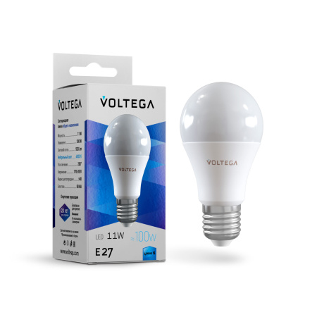 Лампа св/д E27 11Вт 4000K Белый General purpose bulb 11W 5738 Voltega