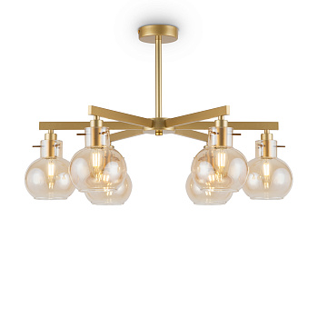 Люстра 6*E14 60Вт Золото IP20 Circle FR5183PL-06G Freya