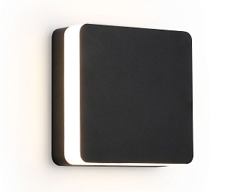 Светильник уличный светодиодный настенный ST4545 BK черный LED 4200K 11W IP54 155*155*54 Ambrella Light