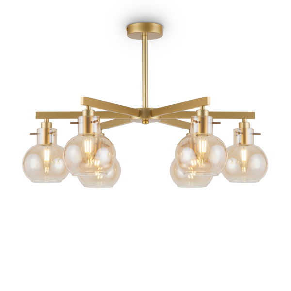 Люстра 6*E14 60Вт Золото IP20 Circle FR5183PL-06G Freya