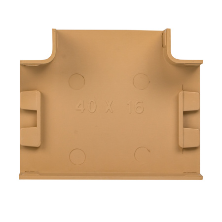 Угол T-образный (40х16) (4 шт) светлое дерево EKF-Plast