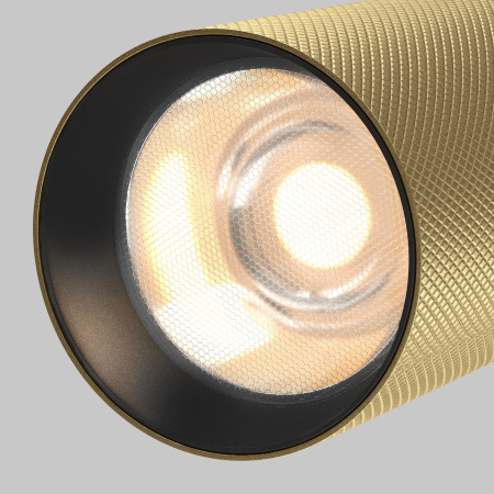 Трековый светильник LED 12Вт Черный и Матовое золото IP20 Magnetic track system Exility TR097-2-12W3K-M-BMG Technical Maytoni