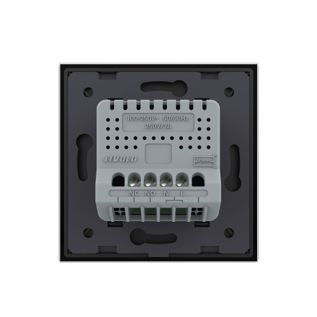 Розетка электрическая + USB type-C с блоком питания 18W Livolo 1 пост Черная VL-C7CTF16A.UC18W-2BP Розетка электрическая + USB type-C с блоком питания 18W Livolo 1 пост Черная VL-C7CTF16A.UC18W-2BP