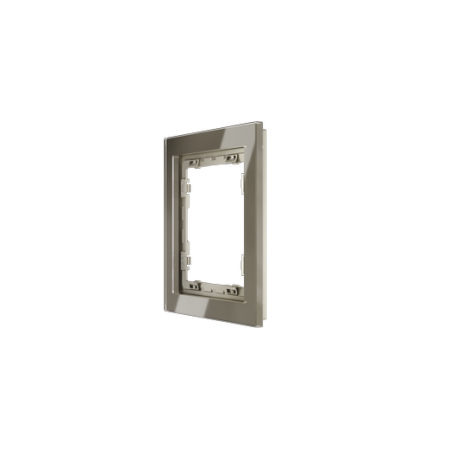 Рамка стеклянная Voltum S70 на 1 пост, (шелк, стекло)