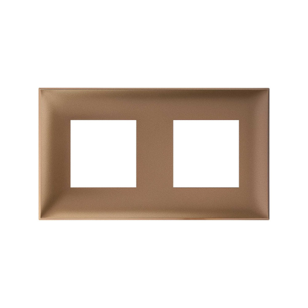 Рамка "Avanti", "Золотистый жемчуг", 2 поста (4 мод.) DKC