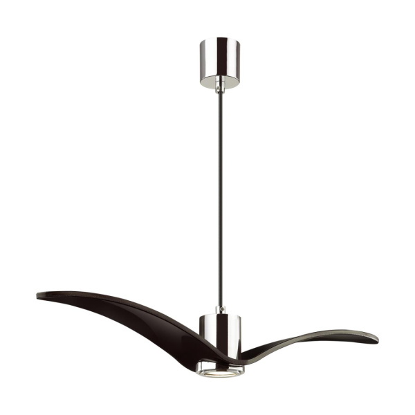 Подвес GU10 1*5W BIRDS чёрный/хром/стекло C ODEON LIGHT