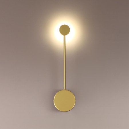 Настенный св-к LED 4000K 5W 220V SATELLITE золотистый/металл ODEON LIGHT