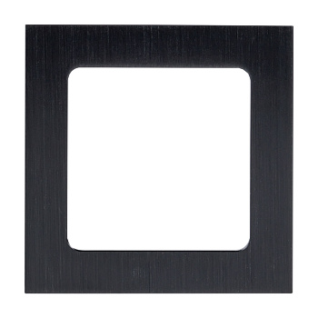 Стокгольм Рамка 1-местная металлическая черная EKF