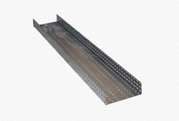 Лоток перфорированный ЛМ 150х65х2000 У3, окрашенный, S1,5