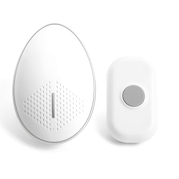 Звонок электрический дверной, 230V (36 мелодий) белый, DB-103 Feron