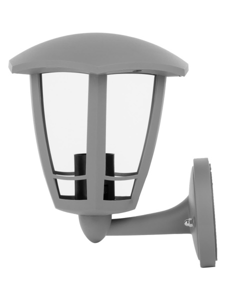Светильник садово-парковый "СИТИ" НБУ 07-60-003 У1 6-ти гранник настенный вверх серый TDM