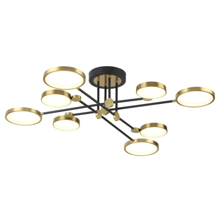 Потолочный св-к IP20 LED 65W 2677Лм DENZEL металл/черный с бронзой ODEON LIGHT