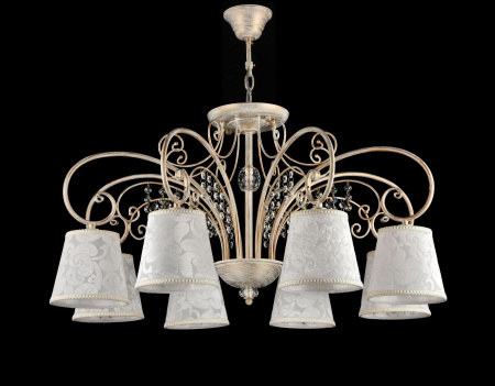 Потолочный светильник 8*E14 40Вт Белый с Золотом IP20 Lorette FR2406-PL-08-WG Freya