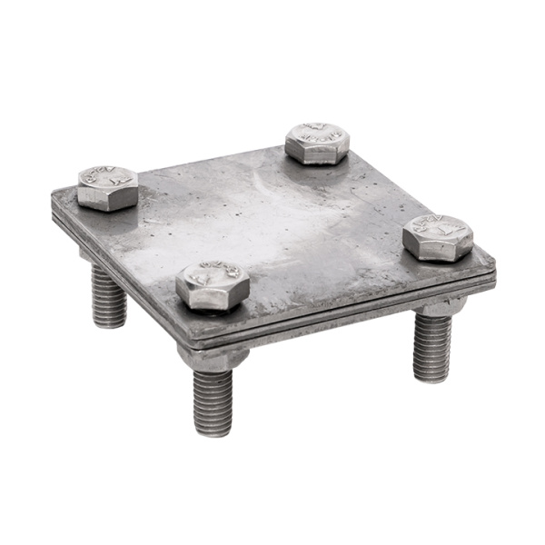 Зажим полоса 40 - полоса 40 (3 пластины 70x70мм) Ni PROxima EKF Зажим полоса 40 - полоса 40 (3 пластины 70x70мм) Ni PROxima EKF