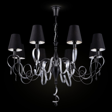 Люстра 8*E14 40Вт Черный и Хром IP20 Intreccio ARM010-08-R Maytoni