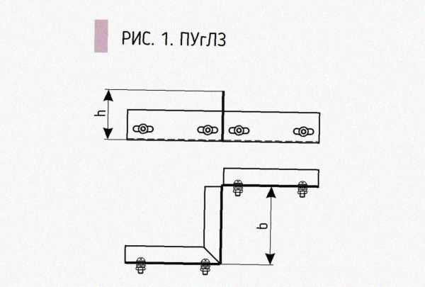 Соединитель-переходник замковый ПУгПЗ 100х65 УТ1,5, оцинкованный лист, S1,5