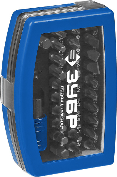 Набор : Биты "ПРО-32", CR-Mo, в боксе ЗУБР