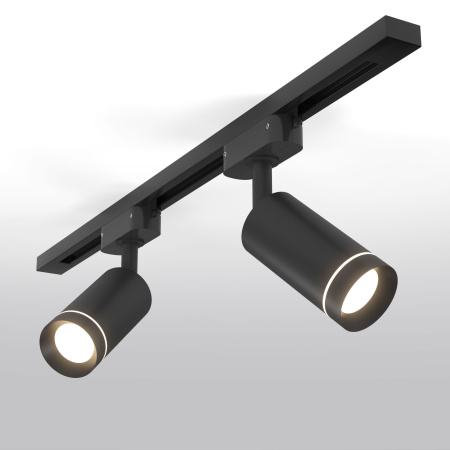 Трековый светодиодный светильник для однофазного шинопровода 7Вт 4200К черный матовый IP20 Glory (a043999) Elektrostandard
