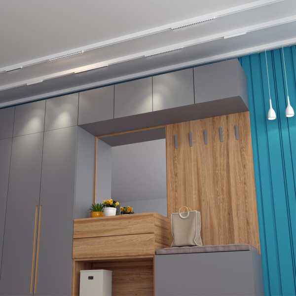 Трековый св-к для низков.шинопровода IP20 LED 4000K 24W 48V FLUM белый E NOVOTECH