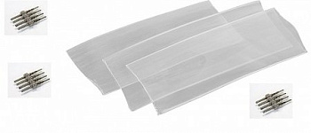 Коннектор средний  гибкий для неона 220V 15мм (с термоусад. пленкой) IP20 General