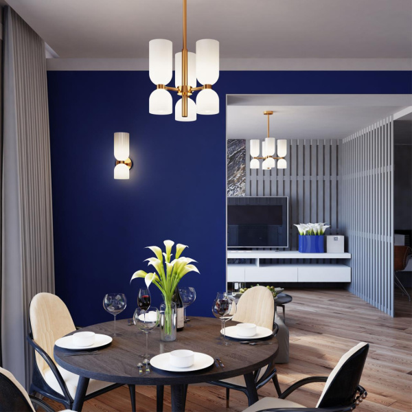 Бра с выкл.E14 2*60W ORINOCO бронзовый/белый ODEON LIGHT