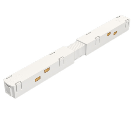 Прямой коннектор питания Пластик Белый TRA004PC-22W Technical