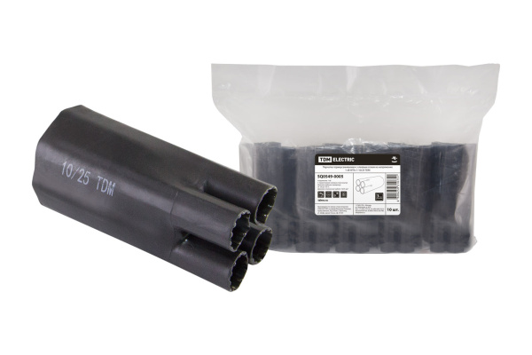 Перчатка термоусаживаемая с клеевым слоем на напряжение 1 кВ 4ПТк-1-10/25 TDM