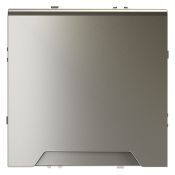 Розетка встраиваемая Voltum S70 с заземлением, защитными шторками и крышкой 16А, (шелк)