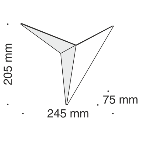 Бра 3Вт 3000K Белый IP20 Trame C808WL-L3W Technical
