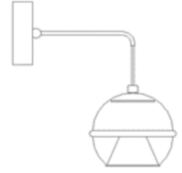 Бра 1*E14 4Вт Белый IP20 Tommasa FR5004WL-01W Freya