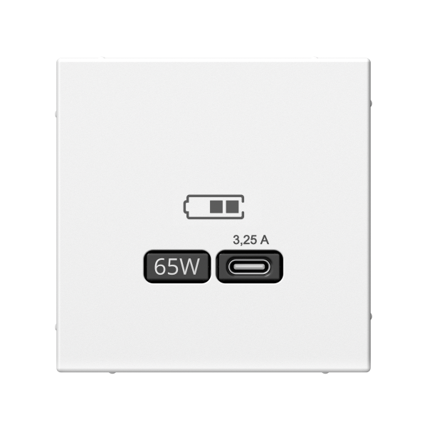 ARTGALLERY USB РОЗЕТКА тип-С 65Вт высокоскор.заряд. QC, PD, механизм, ЛОТОС Systeme Electric ARTGALLERY USB РОЗЕТКА тип-С 65Вт высокоскор.заряд. QC, PD, механизм, ЛОТОС Systeme Electric