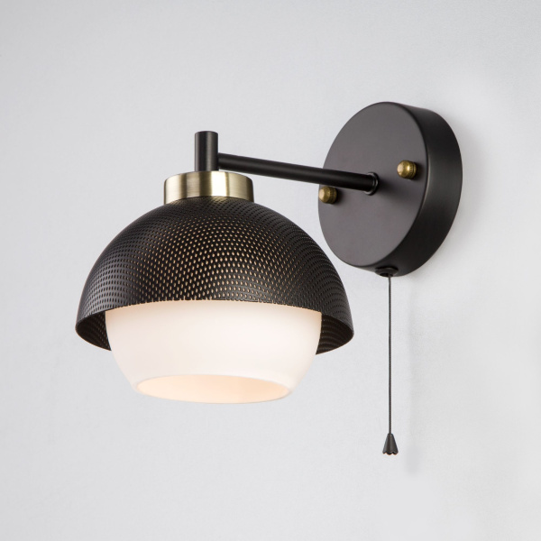 Бра в стиле лофт 1*E27 60Вт черный IP20 Nocciola (70106/1 черный) Eurosvet