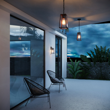 Светильник садово-парковый 1*E27 черный IP33 Germes (a058805) Elektrostandard