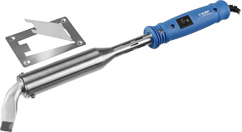 Высокомощный электропаяльник 300Вт с пластиковой рукояткой, выключателем, клин, Ceramic PRO ЗУБР