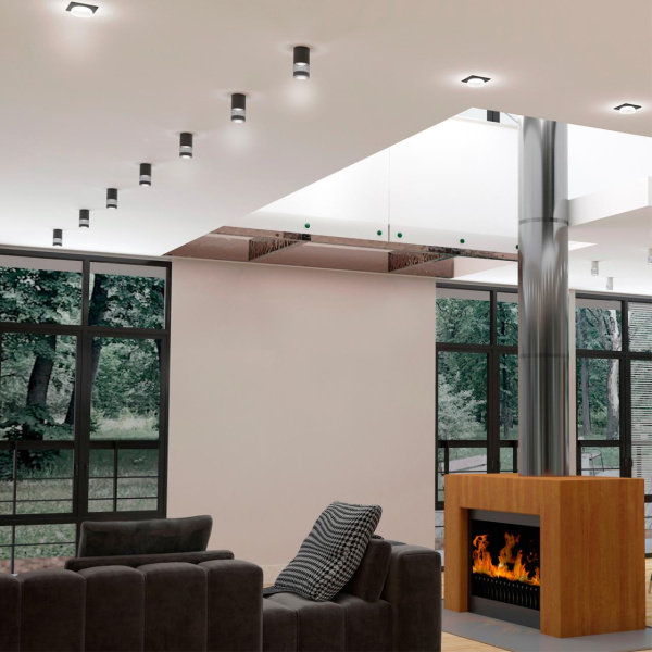 Св-к накл.IP20 GU10 9W 235V ELINA черный B NOVOTECH