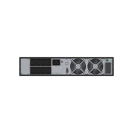 Онлайн ИБП ДКС серии Small Rackmount, 3000 ВА/2700 Вт, 1/1, 8xIEC C13, EPO, USB, RS-232, Rack 2U, 6x9Ач DKC