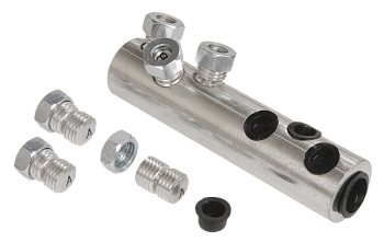 Алюминиевая механическая гильза со срывными болтами АМГ 25-95 до 35кВ IEK