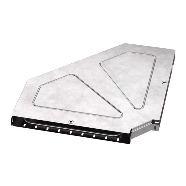 Угол горизонтальный 90 градусов с крышкой Стандарт 500х50 Промрукав