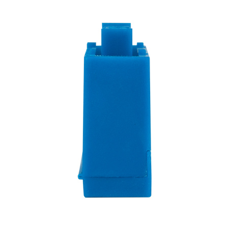 Шина "0" N (6х9мм) 8 отверстий латунь синий изолированный корпус на DIN-рейку PROxima EKF