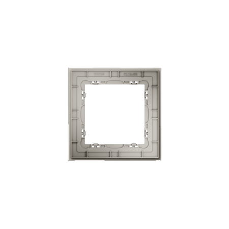 Рамка стеклянная Voltum S70 на 1 пост, (кашемир, стекло)