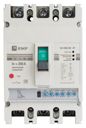 Выключатель автоматический ВА-99М 400/400А 3П 65кА с электронным расцепителем EKF PROxima