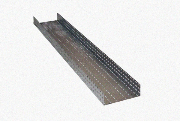 Лоток перфорированный ЛМ 100х65х3000 УТ1,5, оцинкованный лист S1,5