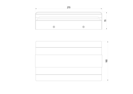 Бра 16Вт 3000K Белый IP20 Encanto C043WL-L16W3K Technical