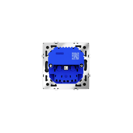 Розетка встраиваемая Voltum S70 с заземлением и защитными шторками, 16А, с USB, A+A, (титан)