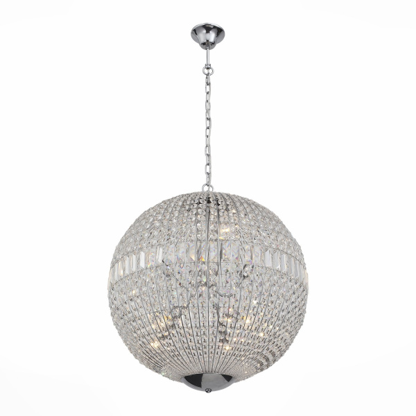 Люстра подвесная Хром/Прозрачный E14 8*40Вт SL226.103.08 ST LUCE