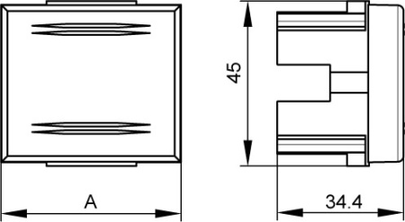 Выключатель однополюсный, «Viva», 2 мод., белый DKC
