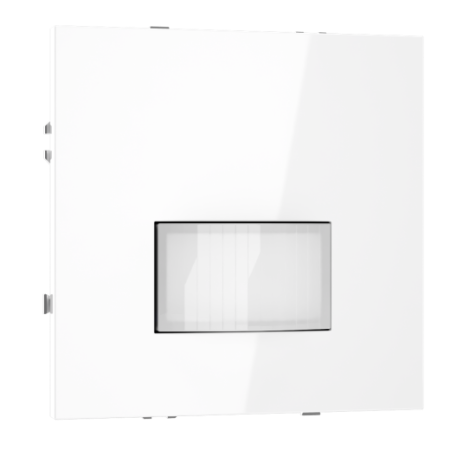 Датчик движения встраиваемый Voltum S70, (белый глянцевый)