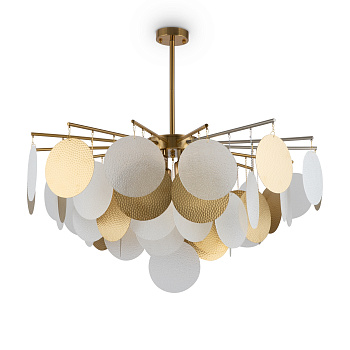 Люстра 8*E14 60Вт Латунь IP20 Porto FR5104PL-08BS2 Freya