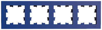 ATLASDESIGN Рамка 4-постовая универсальная, аквамарин Schneider Electric
