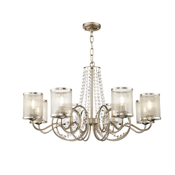 Люстра 8*E14 40Вт Матовое Золото IP20 Bonadonna FR2036PL-08G Freya